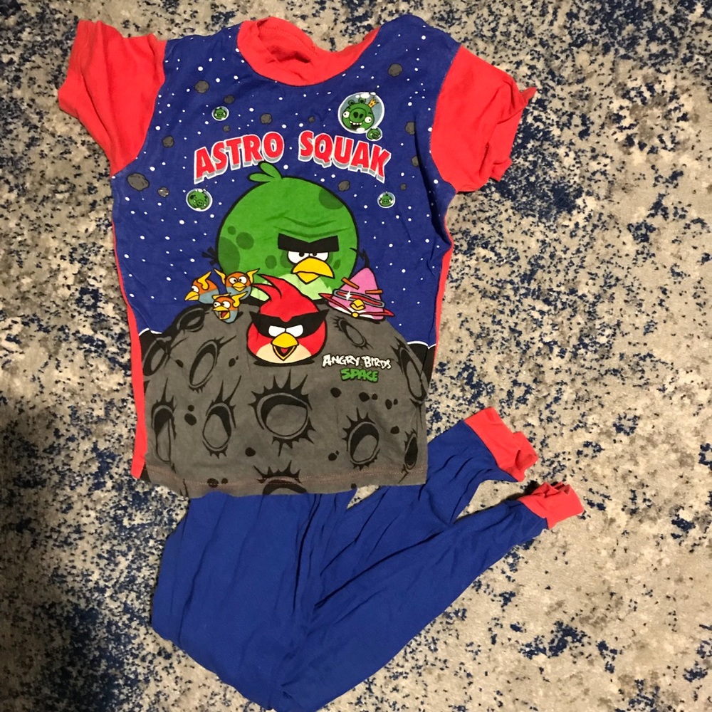 Angry bird boy PJs
